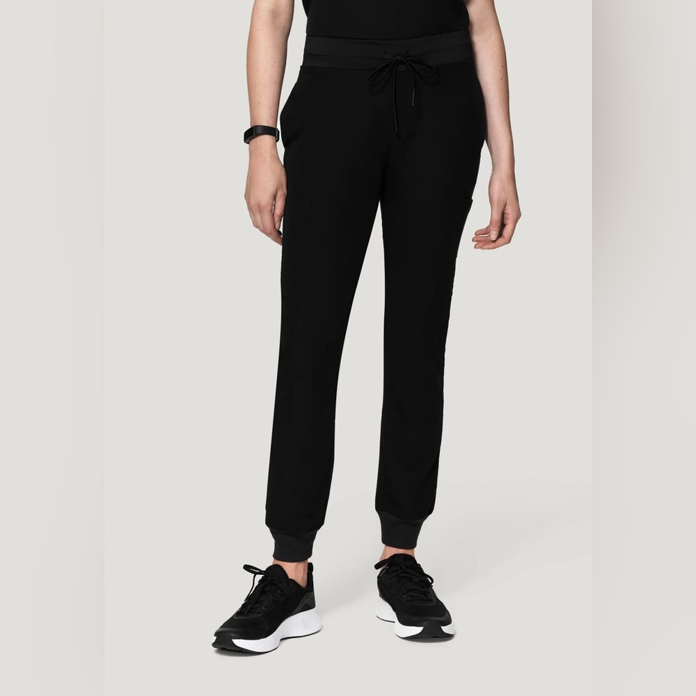 Women’s Mandala Black 9 Pocket Jogger Scrub Pants - Like New